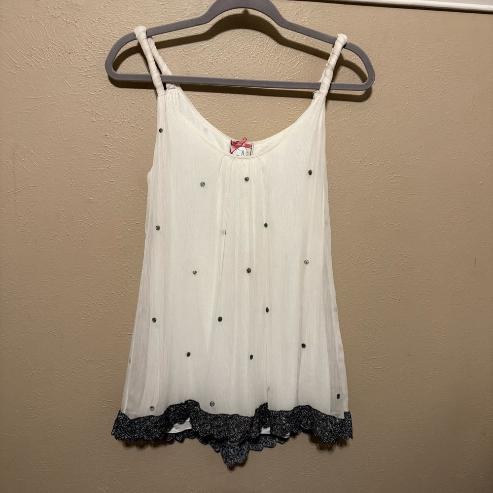 Yoana Baraschi White Sleeveless blouse